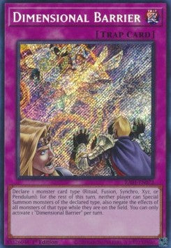 Dimensional Barrier (V.3 - Secret Rare) - 25th Anniversary Rarity Collection (Secret Rare) [RA01-072]