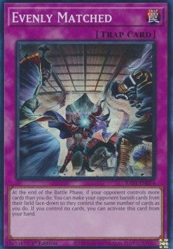 Evenly Matched (V.1 - Super Rare) - 25th Anniversary Rarity Collection (Super Rare) [RA01-074]