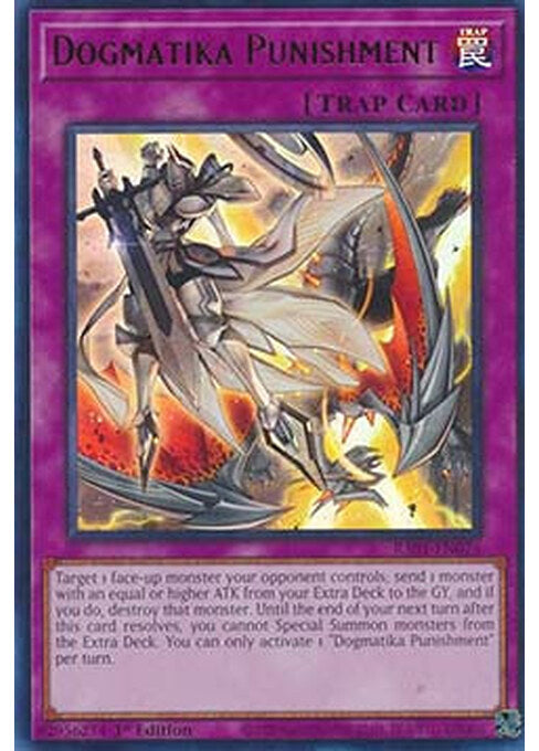 Dogmatika Punishment — 25th Anniversary Rarity Collection (RA01-076) Yu-Gi-Oh! card Image principale du produit