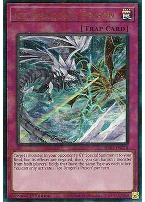 Ice Dragon's Prison — 25th Anniversary Rarity Collection (RA01-078) Yu-Gi-Oh! card Immagine principale del prodotto