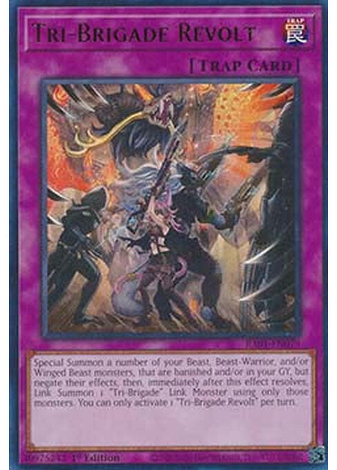 Tri-Brigade Revolt — 25th Anniversary Rarity Collection (RA01-079) Yu-Gi-Oh! card Image principale du produit