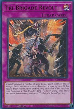 Tri-Brigade Revolt (V.2 - Ultra Rare) - 25th Anniversary Rarity Collection (Ultra Rare) [RA01-079] Hover Image