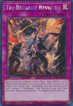 Tri-Brigade Revolt (V.4 - Platinum Secret Rare) - 25th Anniversary Rarity Collection (Platinum Secret Rare) [RA01-079] Main image