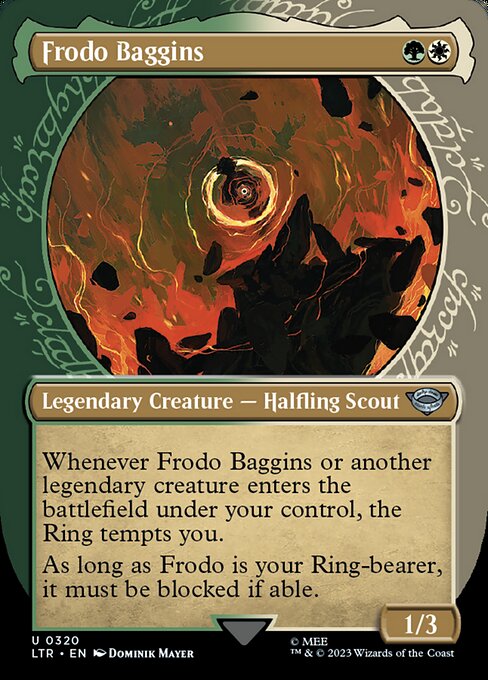 Frodo Baggins – The Lord of the Rings: Tales of Middle-earth (LTR-320) Magic: The Gathering card | LC-REM-20260804-15150950220108-741a266c-b2e9-4981-93ef-843cea95ca76 Hoofdafbeelding
