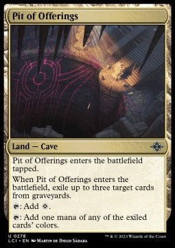 Pit of Offerings - The Lost Caverns of Ixalan (Uncommon) [LCI-278] Immagine principale del prodotto
