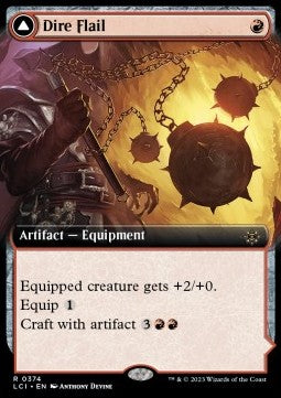 Dire Flail // Dire Blunderbuss - The Lost Caverns of Ixalan: Extras (Rare) [XLCI-374] Hover Image