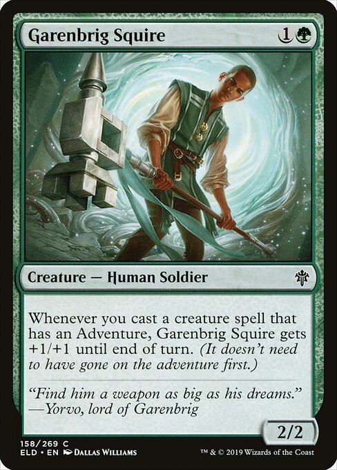 Garenbrig Squire – Throne of Eldraine (ELD-158) Magic: The Gathering card | LC-REM-20260804-15150800666956-74237cce-2ca2-4bfd-a846-c7309621a85f