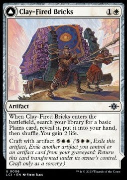 Clay-Fired Bricks // Cosmium Kiln - The Lost Caverns of Ixalan (Uncommon) [LCI-6] Immagine principale del prodotto