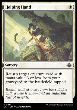 Helping Hand - The Lost Caverns of Ixalan (Uncommon) [LCI-17] Immagine principale del prodotto