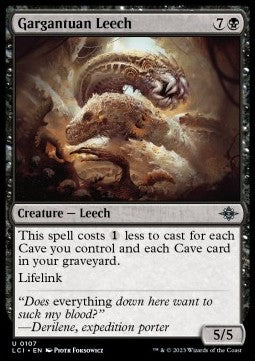 Gargantuan Leech - The Lost Caverns of Ixalan (Uncommon) [LCI-107] Immagine principale del prodotto