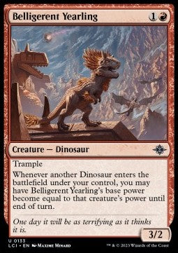 Belligerent Yearling - The Lost Caverns of Ixalan (Uncommon) [LCI-133] Hover Image
