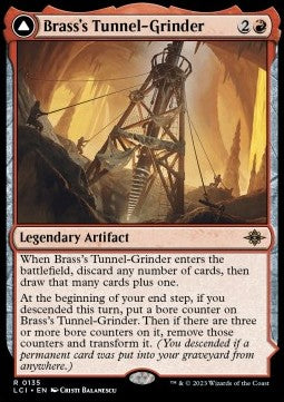 Brass's Tunnel-Grinder // Tecutlan, the Searing Rift - The Lost Caverns of Ixalan (Rare) [LCI-135] Hover Image