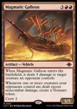 Magmatic Galleon - The Lost Caverns of Ixalan (Rare) [LCI-157] Hover Image