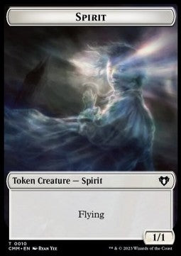 Spirit Token (W 1/1) // Rat Token (B 1/1) - Commander Masters: Extras (Token) [XCMM-T 10/17] Immagine principale del prodotto