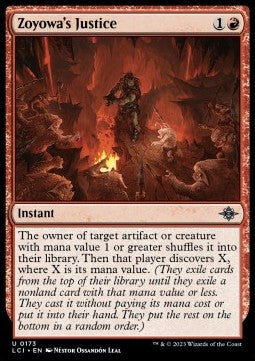 Zoyowa's Justice - The Lost Caverns of Ixalan (Uncommon) [LCI-173] Immagine principale del prodotto
