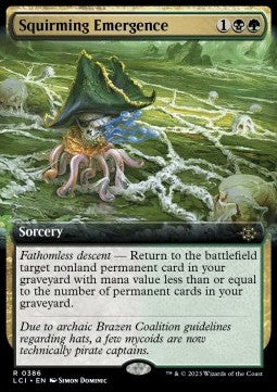 Squirming Emergence - The Lost Caverns of Ixalan: Extras (Rare) [XLCI-386]