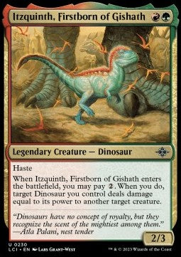 Itzquinth, Firstborn of Gishath - The Lost Caverns of Ixalan (Uncommon) [LCI-230] Hover Image