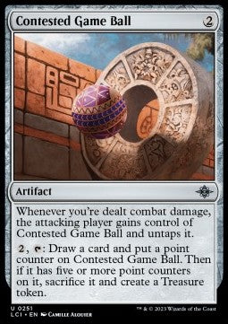 Contested Game Ball - The Lost Caverns of Ixalan (Uncommon) [LCI-251] Hover Image