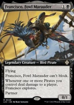 Francisco, Fowl Marauder - Commander: The Lost Caverns of Ixalan: Extras (Rare) [XLCC-49] Hoofdafbeelding