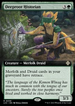 Deeproot Historian - Commander: The Lost Caverns of Ixalan: Extras (Rare) [XLCC-59] Hover Image