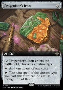 Progenitor's Icon - Commander: The Lost Caverns of Ixalan: Extras (Rare) [XLCC-68] Hoofdafbeelding