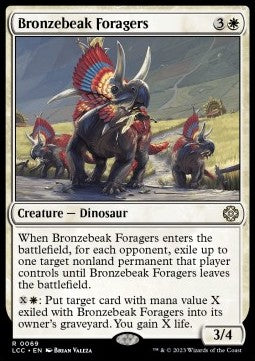 Bronzebeak Foragers - Commander: The Lost Caverns of Ixalan (Rare) [LCC-69] Main image