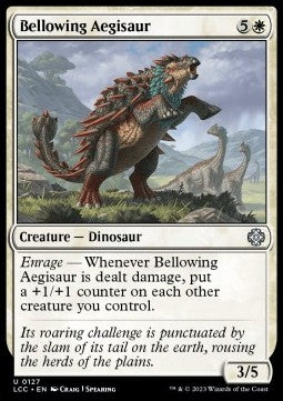 Bellowing Aegisaur - Commander: The Lost Caverns of Ixalan (Uncommon) [LCC-127] Hover Image