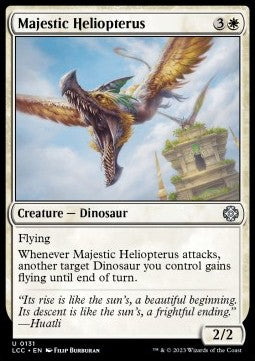 Majestic Heliopterus - Commander: The Lost Caverns of Ixalan (Uncommon) [LCC-131] Hover Image