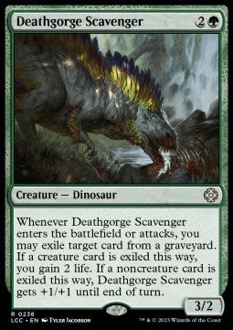 Deathgorge Scavenger - Commander: The Lost Caverns of Ixalan (Rare) [LCC-236] Main image