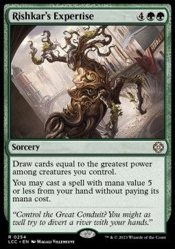 Rishkar's Expertise - Commander: The Lost Caverns of Ixalan (Rare) [LCC-254] Main image