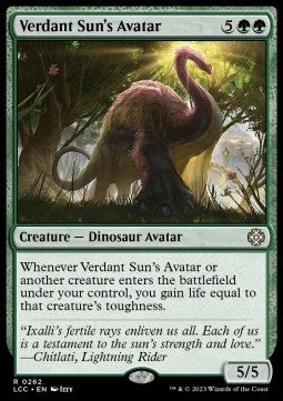 Verdant Sun's Avatar - Commander: The Lost Caverns of Ixalan (Rare) [LCC-262] Main image