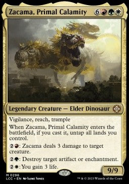 Zacama, Primal Calamity - Commander: The Lost Caverns of Ixalan (Mythic) [LCC-296]