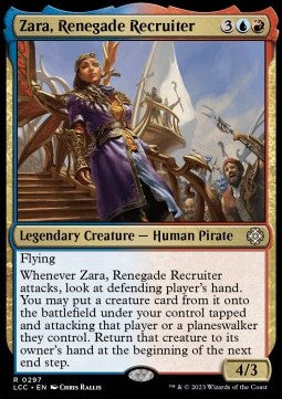 Zara, Renegade Recruiter - Commander: The Lost Caverns of Ixalan (Rare) [LCC-297] Main image