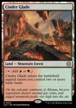 Cinder Glade - Commander: The Lost Caverns of Ixalan (Rare) [LCC-323] Hover Image
