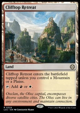 Clifftop Retreat - Commander: The Lost Caverns of Ixalan (Rare) [LCC-324] Hover Image