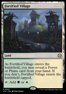 Fortified Village - Commander: The Lost Caverns of Ixalan (Rare) [LCC-331] Main image