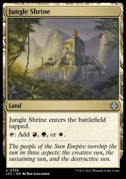 Jungle Shrine - Commander: The Lost Caverns of Ixalan (Uncommon) [LCC-338] Main image