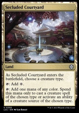 Secluded Courtyard - Commander: The Lost Caverns of Ixalan (Uncommon) [LCC-350] Main image