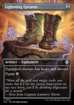 Lightning Greaves - Commander: The Lost Caverns of Ixalan: Extras (Uncommon) [XLCC-114] Hoofdafbeelding