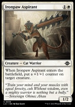 Ironpaw Aspirant - The Lost Caverns of Ixalan (Common) [LCI-18] Hover Image