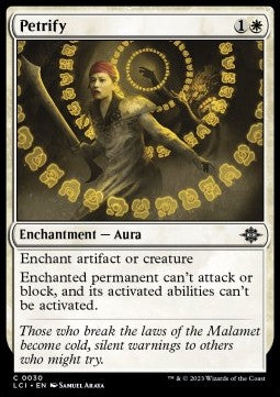 Petrify - The Lost Caverns of Ixalan (Common) [LCI-30] Immagine principale del prodotto