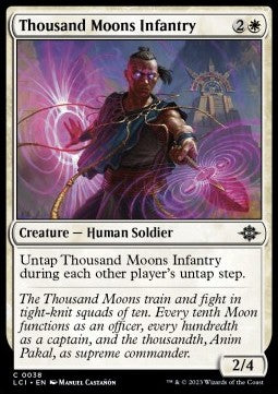 Thousand Moons Infantry - The Lost Caverns of Ixalan (Common) [LCI-38] Immagine principale del prodotto