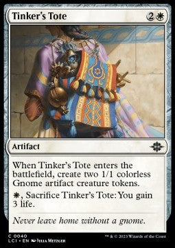 Tinker's Tote - The Lost Caverns of Ixalan (Common) [LCI-40] Hover Image