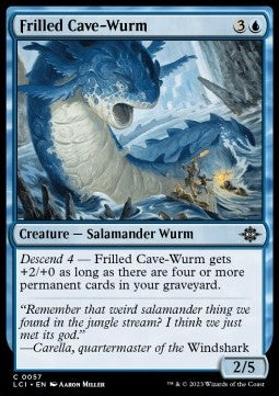 Frilled Cave-Wurm - The Lost Caverns of Ixalan (Common) [LCI-57] Immagine principale del prodotto