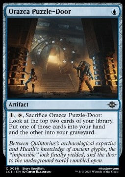 Orazca Puzzle-Door - The Lost Caverns of Ixalan (Common) [LCI-68] Immagine principale del prodotto