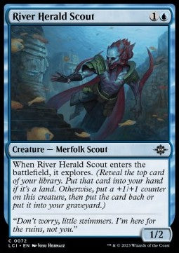 River Herald Scout - The Lost Caverns of Ixalan (Common) [LCI-72] Immagine principale del prodotto