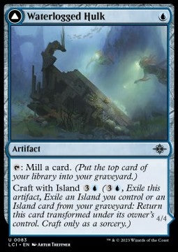 Waterlogged Hulk // Watertight Gondola - The Lost Caverns of Ixalan (Uncommon) [LCI-83] Immagine principale del prodotto
