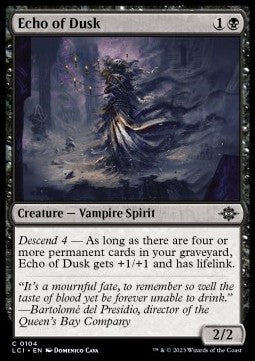 Echo of Dusk - The Lost Caverns of Ixalan (Common) [LCI-104] Immagine principale del prodotto
