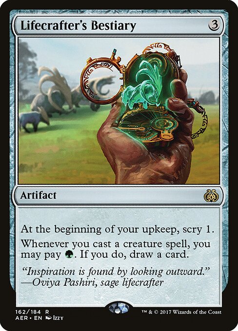 Lifecrafter's Bestiary – Aether Revolt (AER-162) Magic: The Gathering card