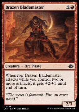 Brazen Blademaster - The Lost Caverns of Ixalan (Common) [LCI-136] Immagine principale del prodotto